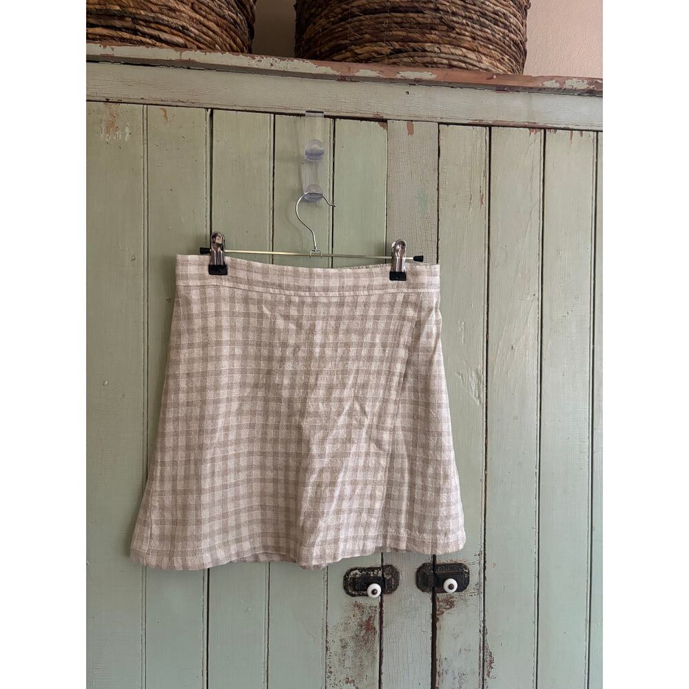 Max Studio A-line Semi Wrapped Skirt